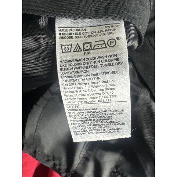 Banana Republic Modern Sloan Size 6 Woman Pant - Waist skinny - Red - Clean - Picture 4 of 4